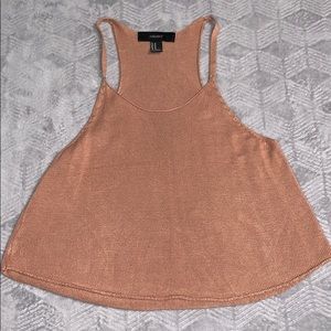 Pink/Salmon Cropped Tank